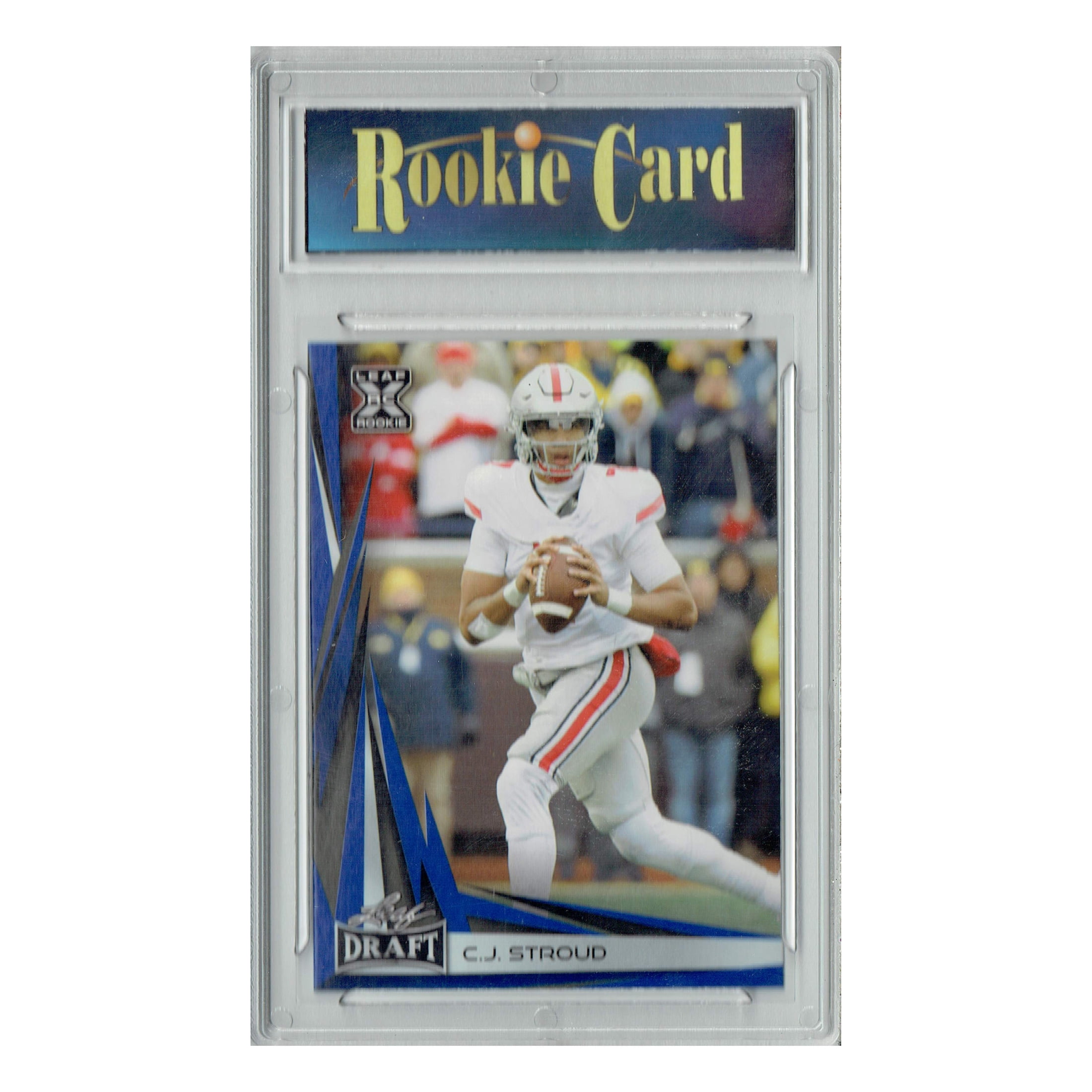 Certified Mint+ C.J. Stroud 2023 Leaf Football #B2-8 Blue SP Special Edition Rookie Card Houston Texans