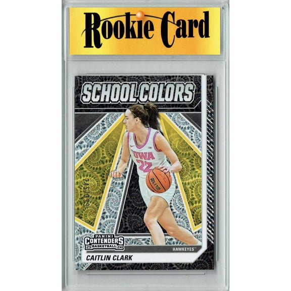 Certified Mint+ Caitlin Clark 2024 Panini America #SC4 Vortex Foil #245/399 Rookie Card Indiana Fever