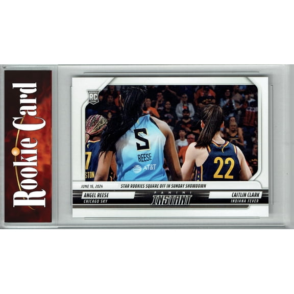 Certified Mint+ Caitlin Clark 2024 Panini Instant #73 Angel Reese Rookie Card Indiana Fever