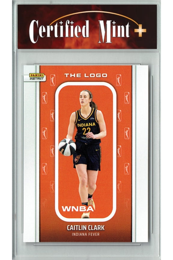 Certified Mint+ Caitlin Clark 2025 WNBA The Logo #LOGO-26 Only 1,447 Made Rare Trading Card Indiana Fever