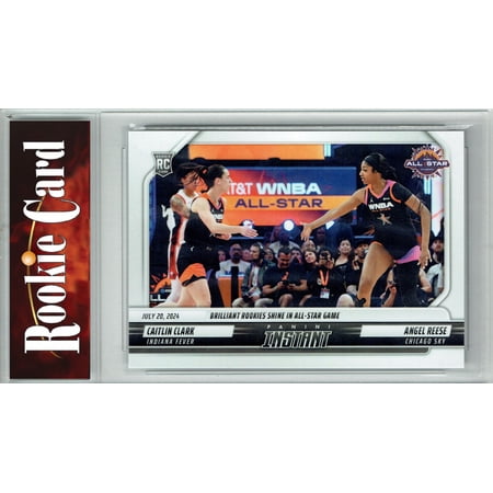 Certified Mint+ Caitlin Clark/ Angel Reese 2024 Panini Instant #164 WNBA All-Star Dual Rookie Card