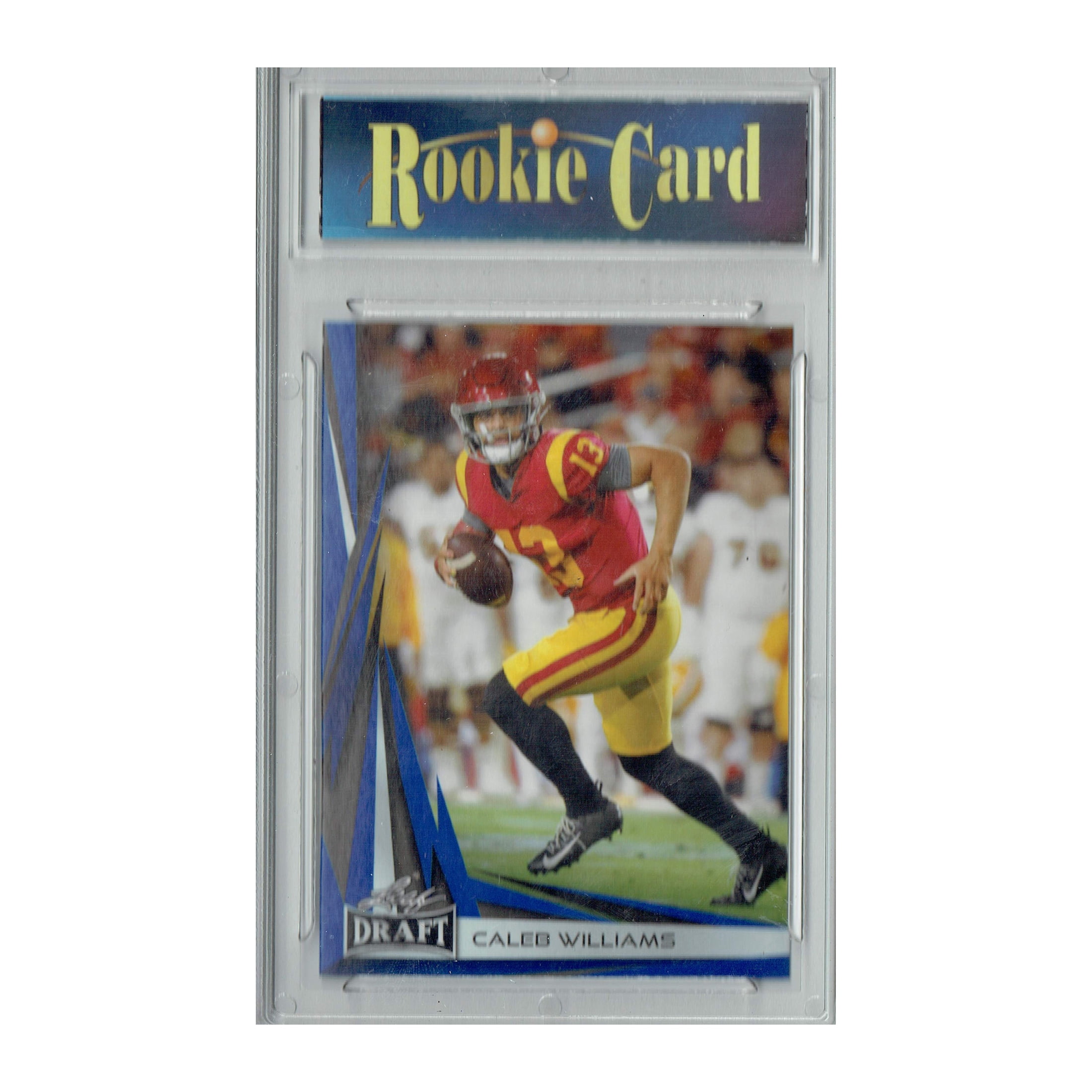Certified Mint+ Caleb Williams 2023 Leaf Football #B2-2 Blue Special Edition Rookie Card