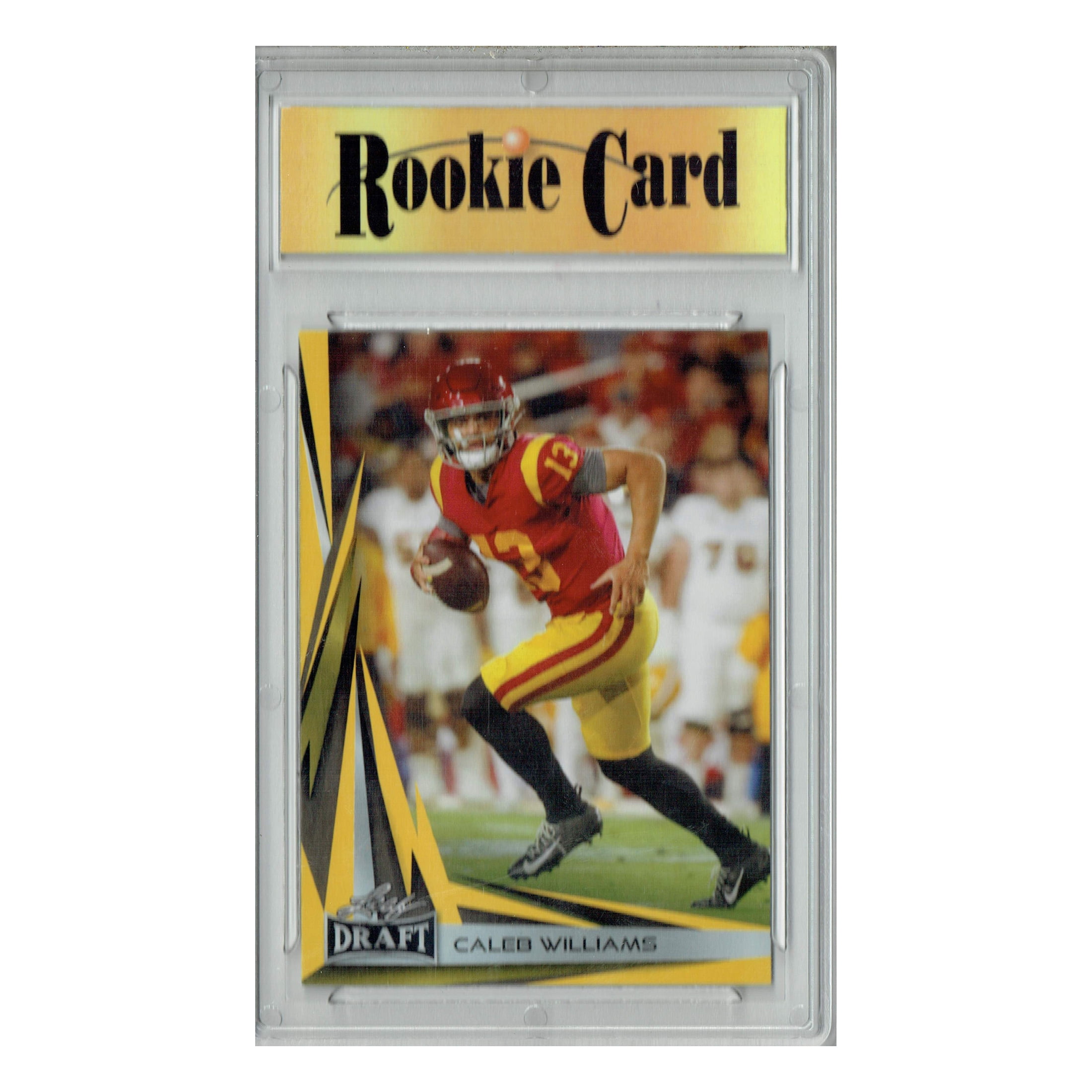 Certified Mint+ Caleb Williams 2023 Leaf Football #B2-2 Gold Special Edition Rookie Card