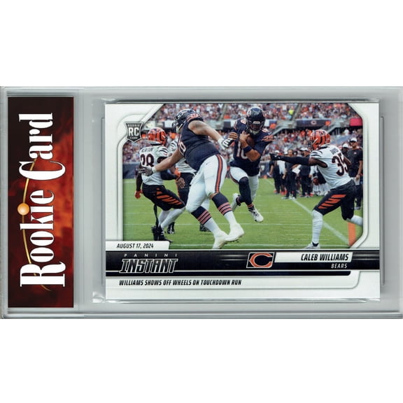 Certified Mint+ Caleb Williams 2024 Panini Instant #13 Touchdown Run Rookie Card Chicago Bears