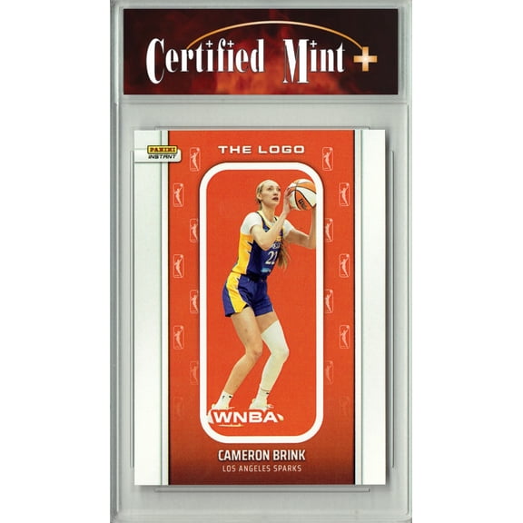 Certified Mint+ Cameron Brink 2025 WNBA The Logo #LOGO-32 Only 1,447 Made Rare Trading Card Los Angeles Sparks
