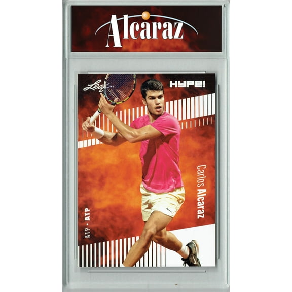 Certified Mint+ Carlos Alcaraz 2023 Leaf HYPE! #108 Only 5000 Made! Rare Trading Card