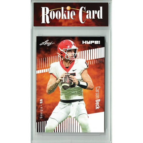 Carson Beck Rookie Card Miami Hurricanes Football Trading Card 2024 Leaf Hype #139 Only 5000 Made Certified Mint+