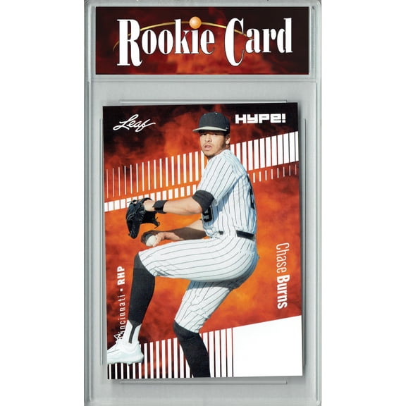 Certified Mint+ Chase Burns 2024 Leaf Hype #141 Only 5000 Made Rookie Card Cincinnati Reds