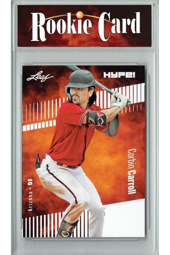 Certified Mint+ Corbin Carroll 2023 Leaf HYPE! #109 Only 5000 Made! Rookie Card Arizona Diamondbacks