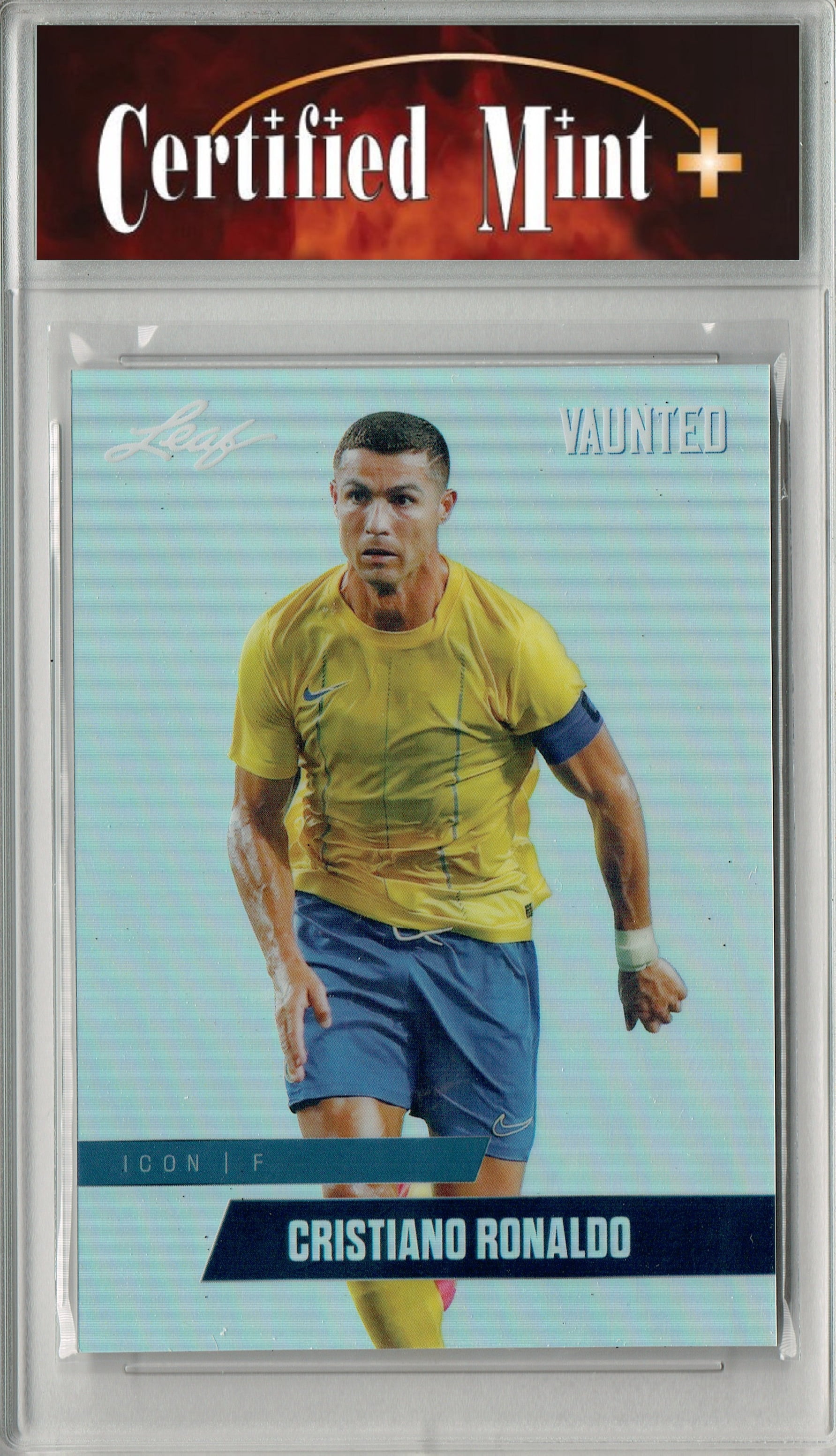 rare ronaldo card Mint Cristiano 2020 Leaf HYPE! #47 Only 5000 Made! Soccer creating an uncirculated collectible that has never been handled or damaged Certified Mint+ Cristiano Ronaldo 2025
