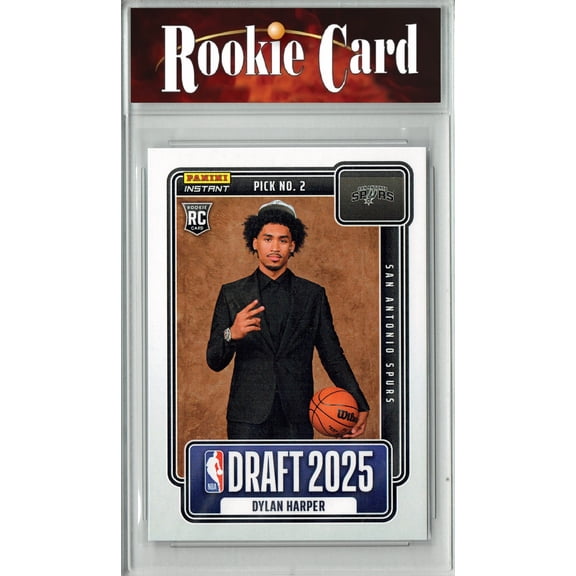 Certified Mint+ Dylan Harper 2025 Panini Instant #NBADN-2 Draft 2026 Rookie Card San Antonio Spurs