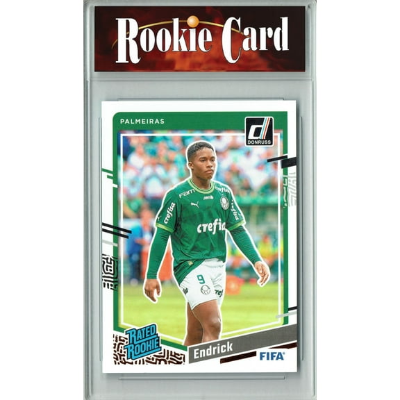 Certified Mint+ Endrick 2023 Donruss #176 FIFA Rookie Card Brazil