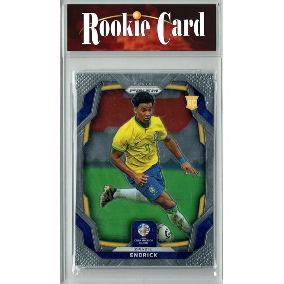 Certified Mint+ Endrick 2024 Panini Prizm #24 Conmebol Copa America Rookie Card Brazil