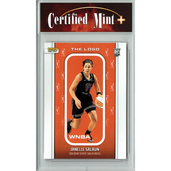 Certified Mint+ Janelle Salaun 2025 WNBA The Logo #LOGO-27 Only 1,447 Made Rookie Card Golden State Valkyries