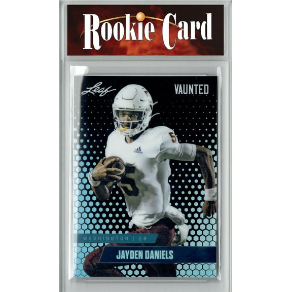 Certified Mint+ Jayden Daniels 2024 Leaf Vaunted Metal #VM-07 Black 7 Made Rookie Card Washington Commanders