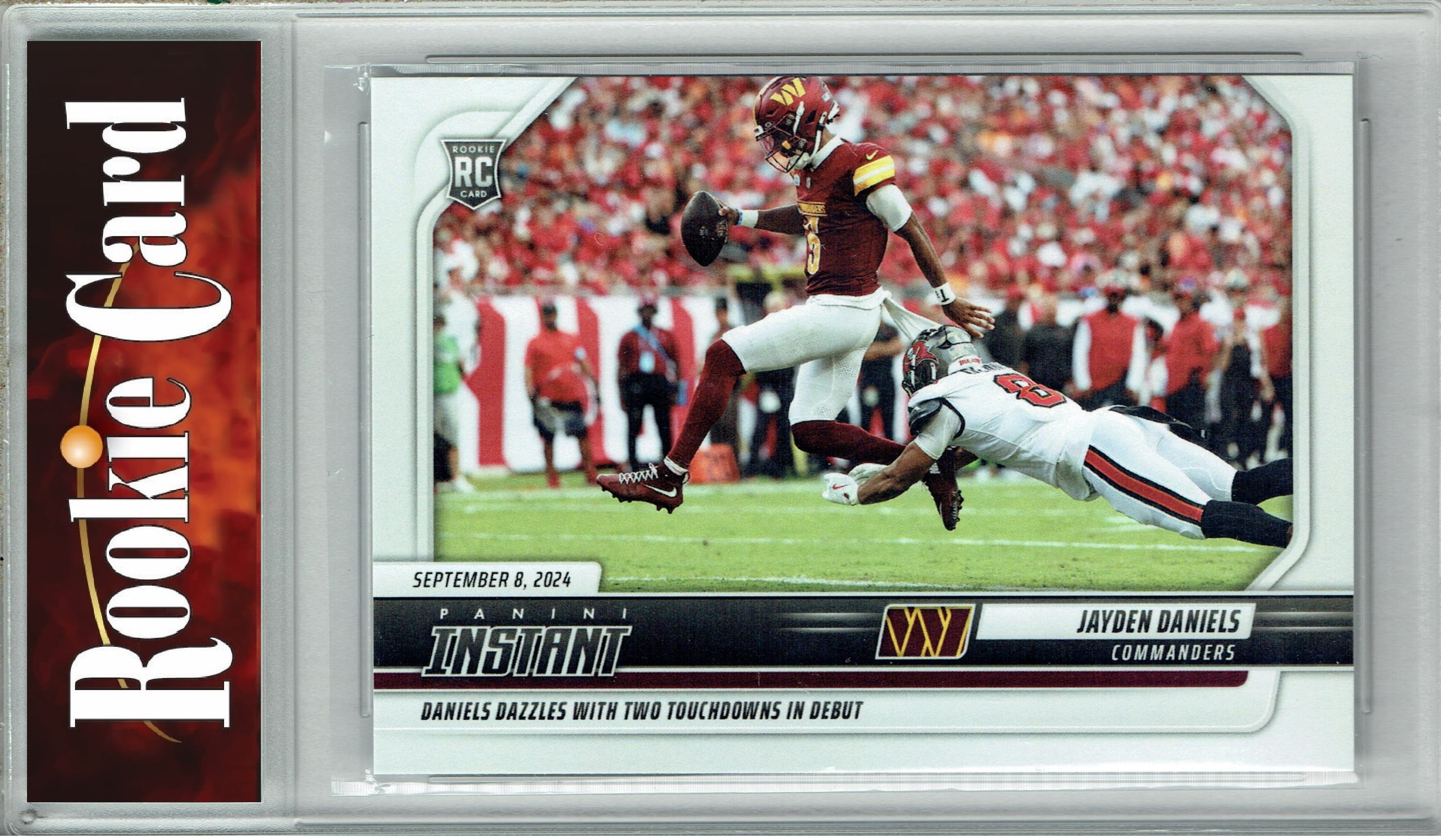 Certified Mint+ Jayden Daniels 2024 Panini Instant #30 Dazzles in Pro ...