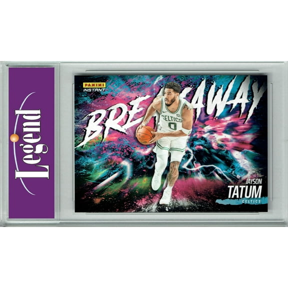 Certified Mint+ Jayson Tatum 2023 Panini Instant #B17 Breakaway SP 1/4085 Rare Trading Card Boston Celtics