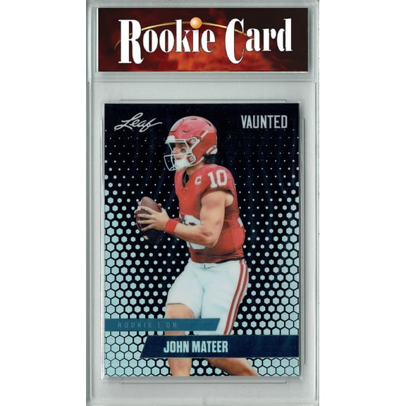 Certified Mint+ John Mateer 2025 Leaf Vaunted Metal #VM-09 Black 7 Made Rookie Card Oklahoma Sooners