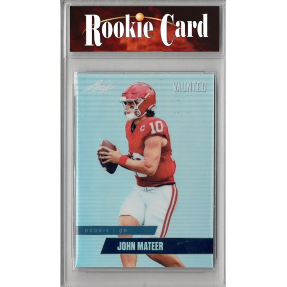 Certified Mint+ John Mateer 2025 Leaf Vaunted Metal #VM-09 Silver 25 Made Rookie Card Oklahoma Sooners