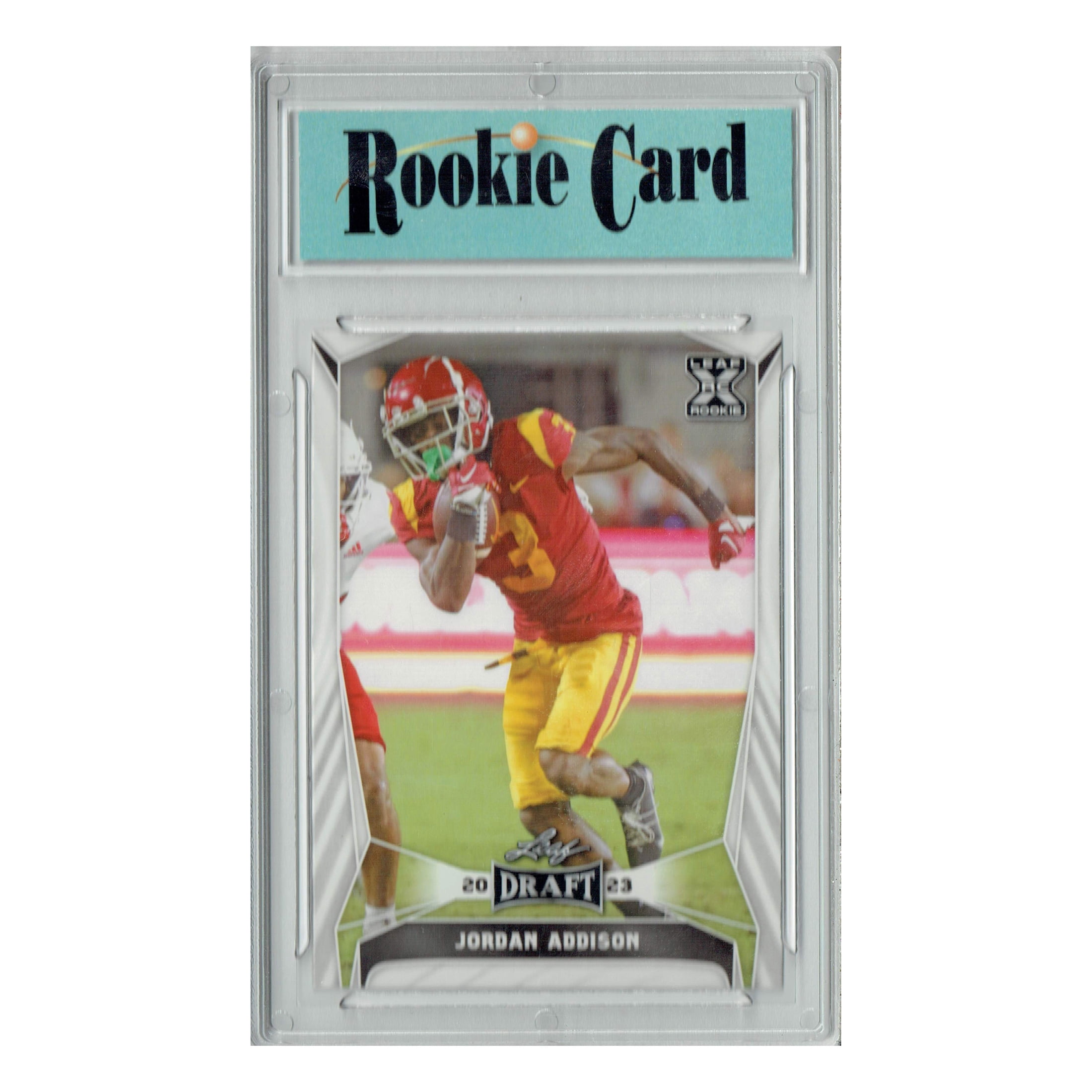 Certified Mint+ Jordan Addison 2023 Leaf Football #56 Rookie Card