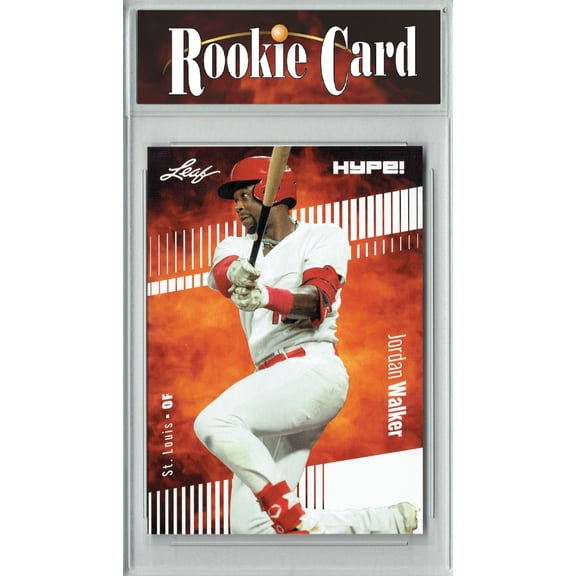 Certified Mint+ Jordan Walker 2023 Leaf HYPE! #128 Only 5000 Made! Rookie Card St. Louis Cardinals