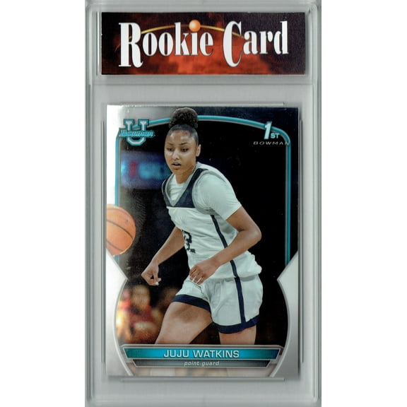 Certified Mint+ JuJu Watkins 2023 Bowman University Chrome #43 1st Bowman Rookie Card USC Trojans