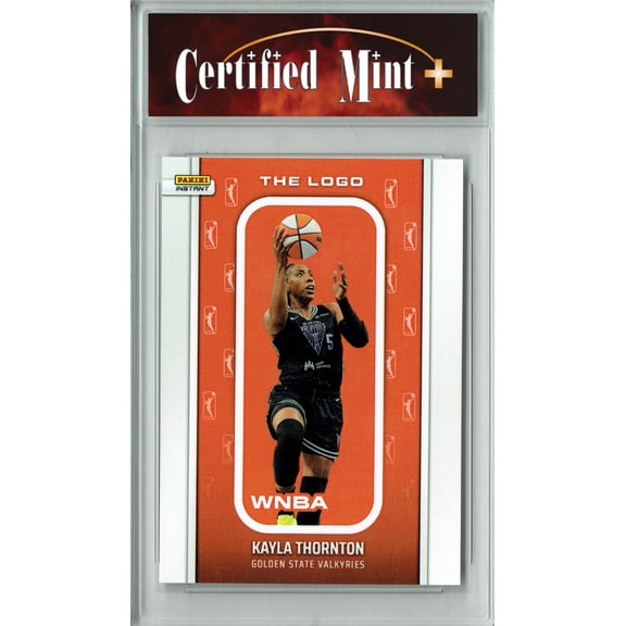 Certified Mint+ Kayla Thornton 2025 WNBA The Logo #LOGO-23 Only 1,447 Made Rare Trading Card Golden State Valkyries