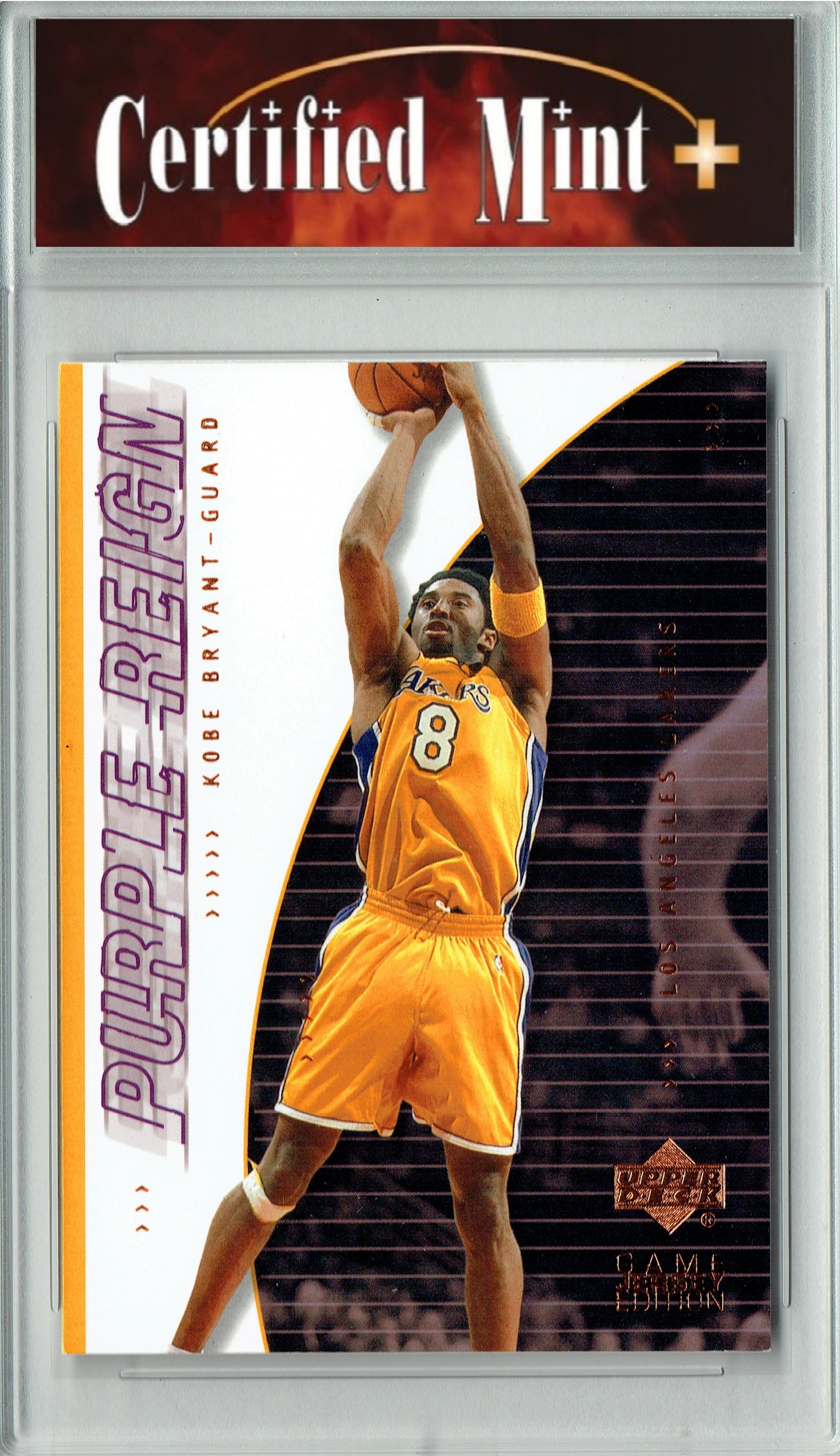 Certified Mint+ Kobe Bryant 2001 Upper Deck #434 Purple Reign Rare