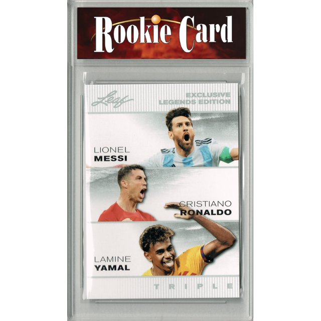 Triple Rookie Card Certified Mint+ Lamine Yamal 2024 Leaf #ELE45 Triple Rookie Card ...