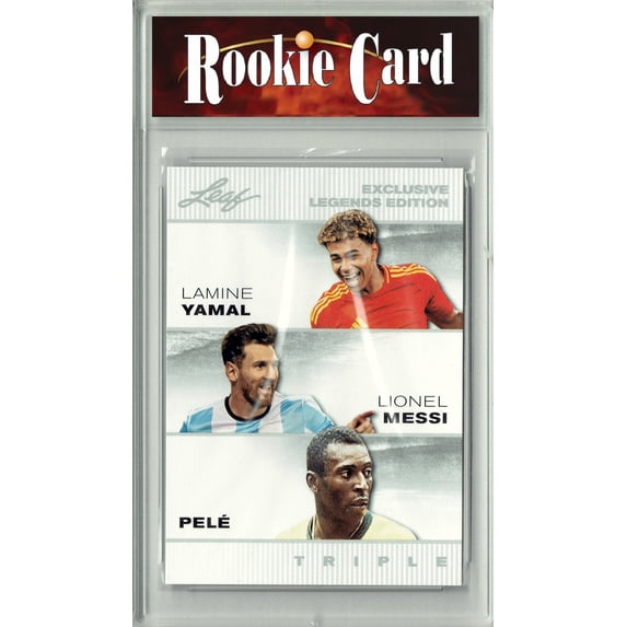 Triple Rookie Card Certified Mint+ Lamine Yamal 2024 Leaf #ELE46 Triple Rookie Card Lionel ...