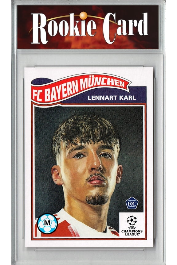 Certified Mint+ Lennart Karl 2025 #834 Living Set Rookie Card FC Bayern Munchen