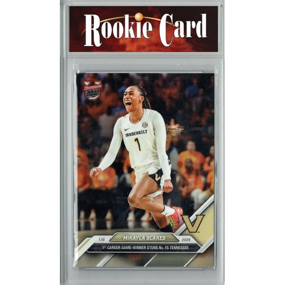 Certified Mint+ Mikayla Blakes 2024-25 Bowman University Now #50 Her 1st Card Ever Rookie Card Vanderbilt Commodores