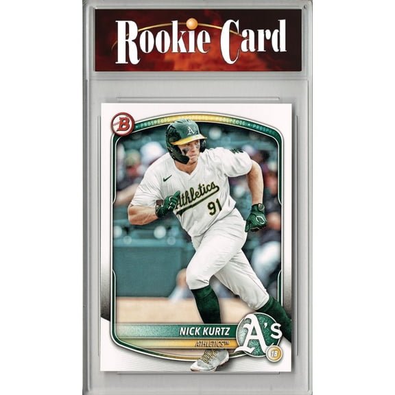 Certified Mint+ Nick Kurtz 2025 Bowman #BP-114 A's 4 HRs Athletics Rookie Card