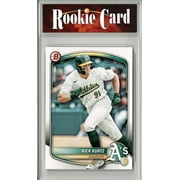 Nick Kurtz 2025 Bowman #BP-114 Certified Mint+ Oakland As 4 HRs Athletics Rookie Card