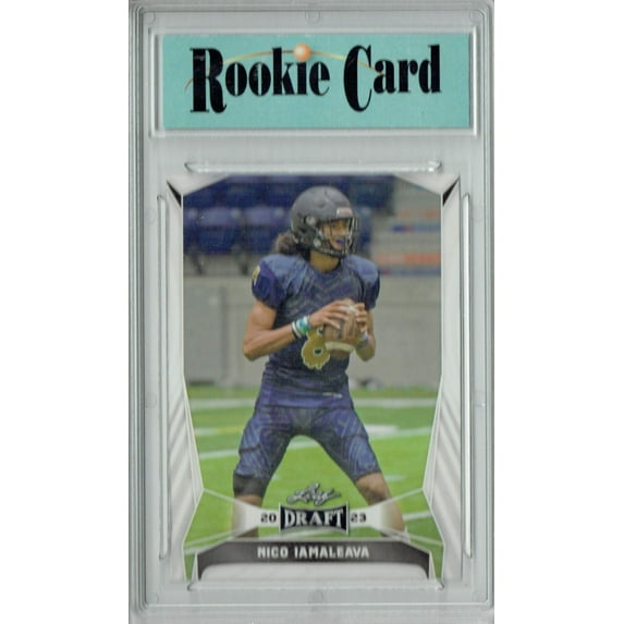 Certified Mint+ Nico Iamaleava 2023 Leaf Football #27 Rookie Card