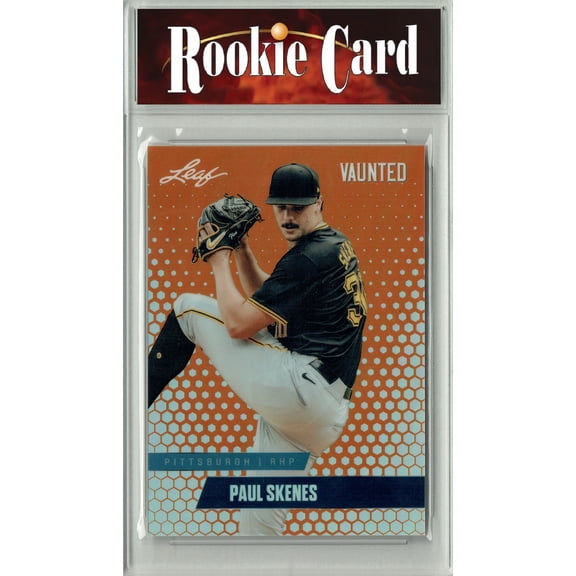 Certified Mint+ Paul Skenes 2024 Leaf Vaunted Metal #VM-13 Orange Only 3 Made Rookie Card Pittsburgh Pirates