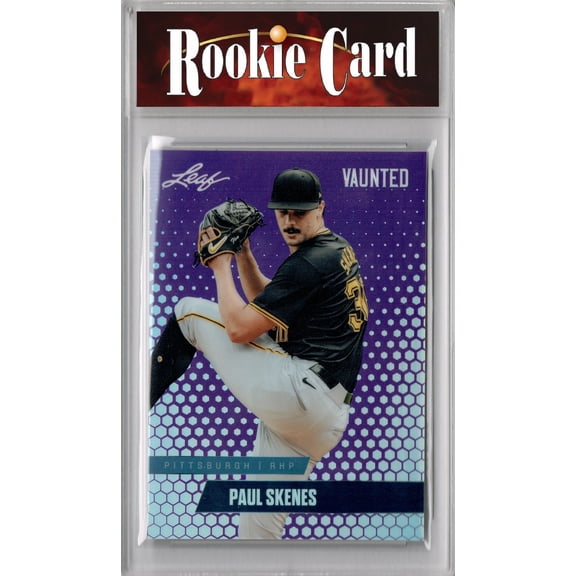 Certified Mint+ Paul Skenes 2024 Leaf Vaunted Metal #VM-13 Purple 15 Made Rookie Card Pittsburgh Pirates