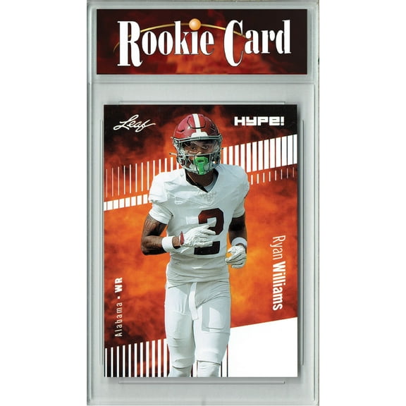 Certified Mint+ Ryan Williams 2024 Leaf HYPE! #169 Only 5000 Made Rookie Card Alabama