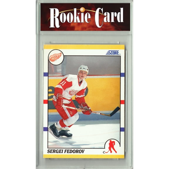 Certified Mint+ Sergei Fedorov 1990 Score Ttraded #20T Hall of Fame Rookie Card Detroit Red Wings