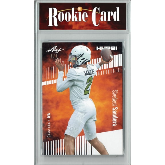 Certified Mint+ Shedeur Sanders 2024 Leaf HYPE! #155 White Blank Back 1 of 1 Rookie Card Colorado