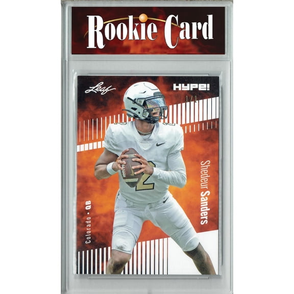Certified Mint+ Shedeur Sanders 2024 Leaf HYPE! #155A White Blank Back 1 of 1 Rookie Card Colorado