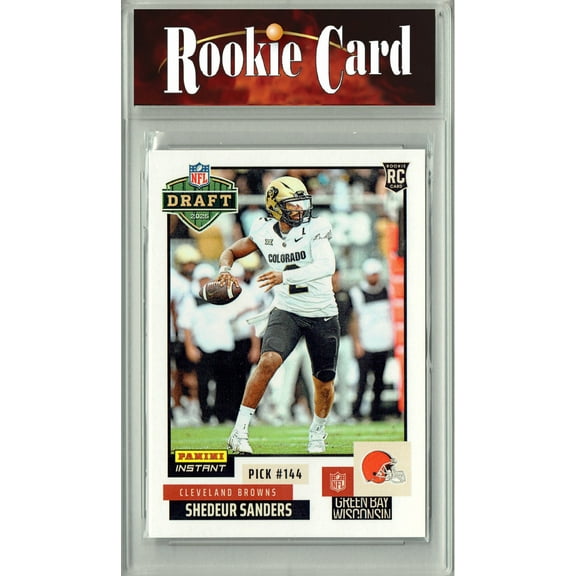Certified Mint+ Shedeur Sanders 2025 Panini Instant #NFLDN-7 NFL Draft Rookie Card Cleveland Browns