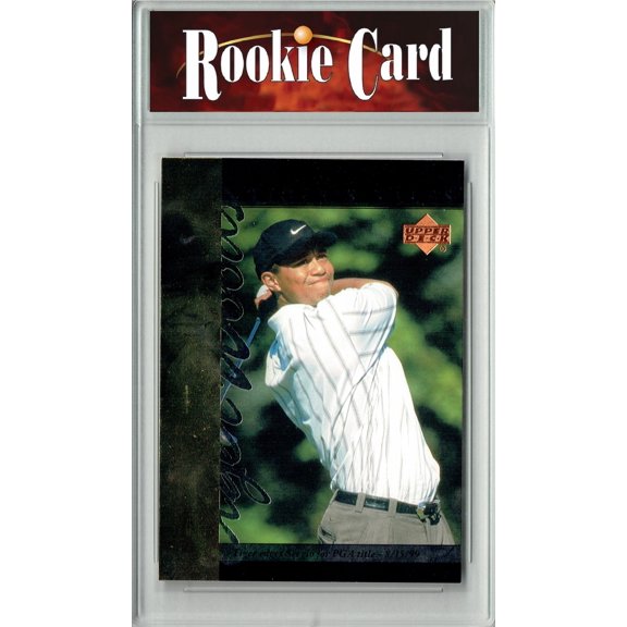 Certified Mint+ Tiger Woods 2001 Upper Deck #TT17 Edges Sergio Rookie Card USA