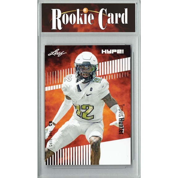 Certified Mint+ Travis Hunter 2023 Leaf HYPE! #137 Only 5000 Made! Rookie Card Colorado Buffaloes