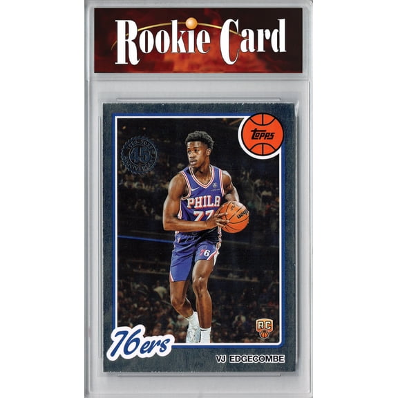 Certified Mint+ V.J. Edgecombe 2025 Topps #80BK-96 Retro 45th Ann. Rookie Card Philadelphia 76ers