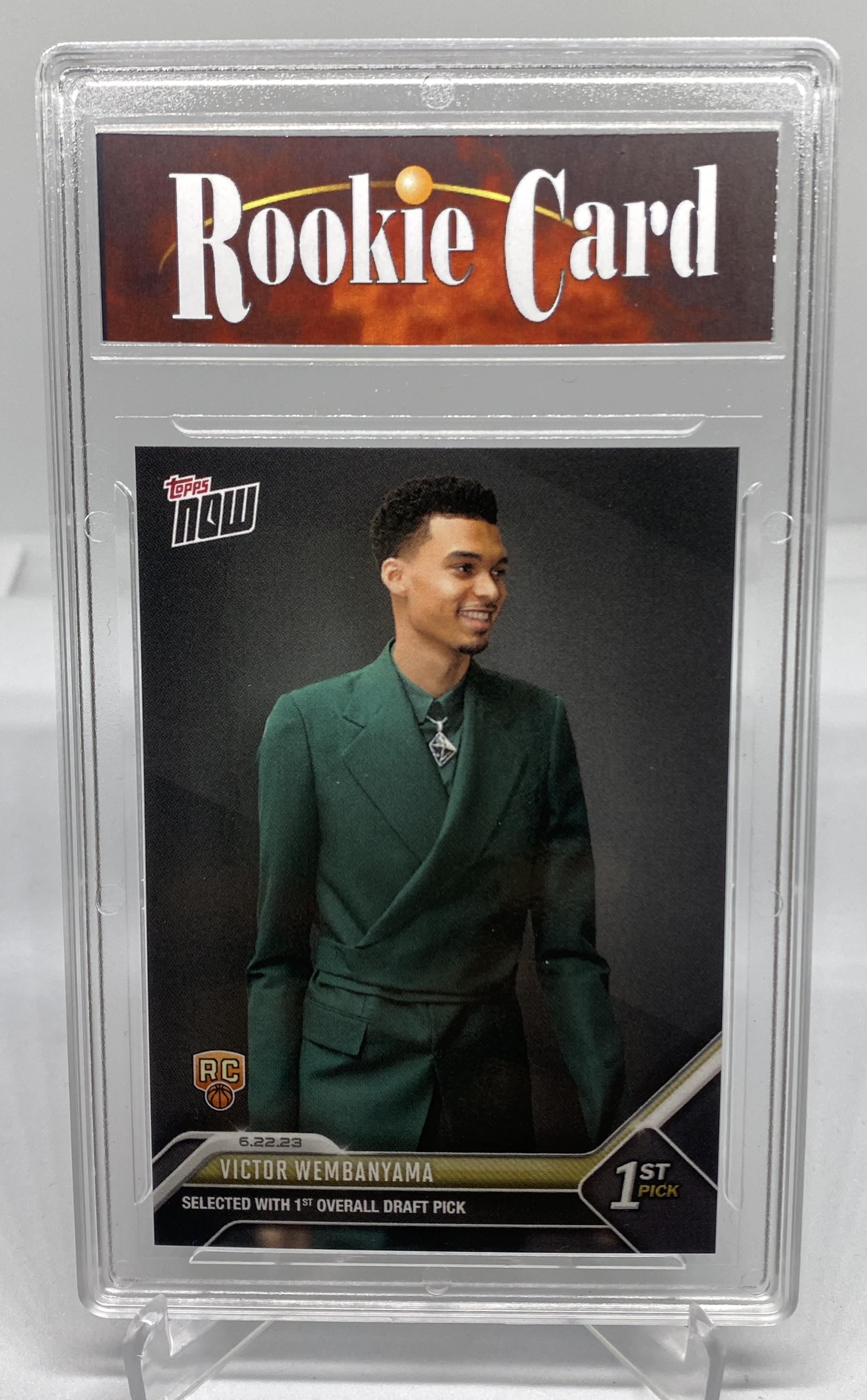 Certified Mint+ Victor Wembanyama 2023 Topps Now #O-1 #1 Pick San Antonio Spurs Licensed Rookie Card