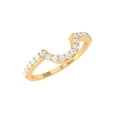 thumbnail image 1 of Certified Moissanite U Curved Enhancer for Engagement Ring - D-VS1 Quality, 14K Yellow Gold, US 9.50, 1 of 6