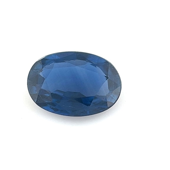 Certified Natural 0.5 Carat Blue Sapphire Oval Shape Mixed Cut 6x4 mm Loose Gemstone September Birthstone