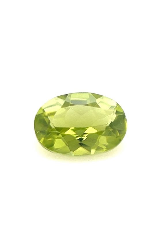 Certified Natural 0.75 Carat Peridot Oval Shape Brilliant Cut 7x5 mm Loose Gemstone August Birthstone