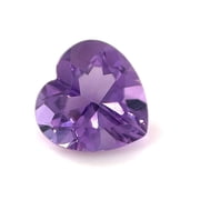 Certified Natural 1.5 Carat Amethyst Heart Shape Brilliant Cut 8x8 mm Loose Gemstone February Birthstone